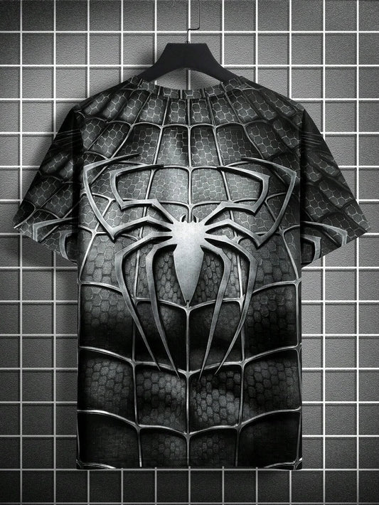 Fashion Spider-Man 3D Printed Men's T-Shirt