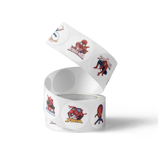 500pcs Spider-Man Roll Stickers