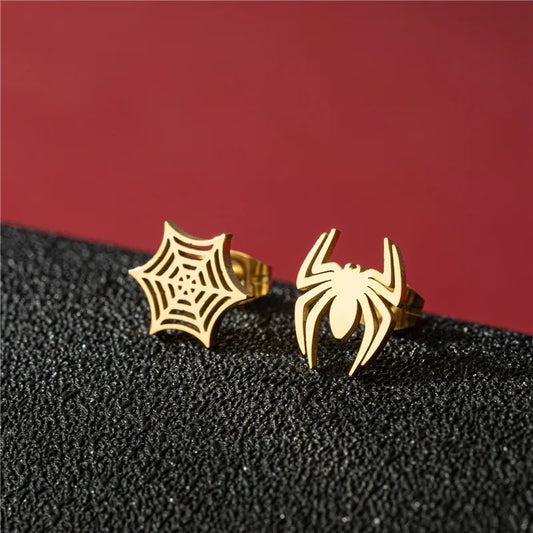 Hiphop Punk Spider Earrings