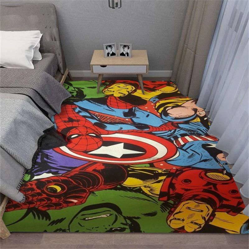 MINISO Disney Marvel Spider-Man Cartoon Rug - Image 9