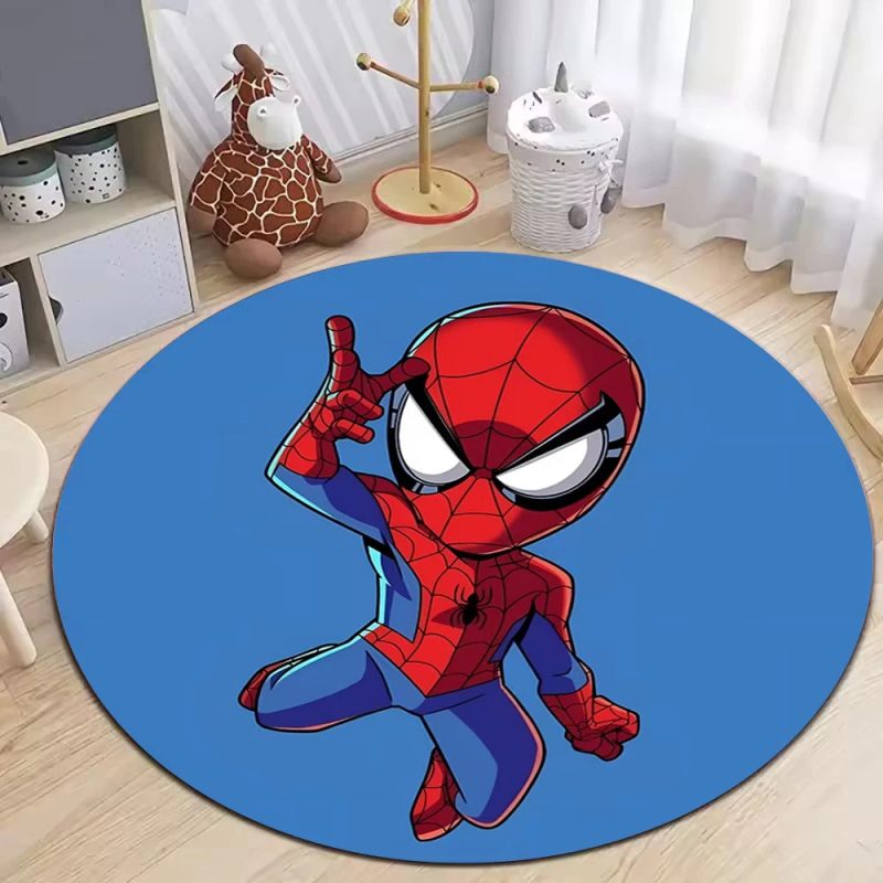 MINISO Disney Spider-Man Round Carpet - Image 23
