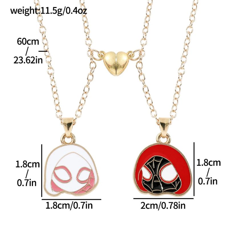 Marvel Spider-Man Heart Necklace - Image 2