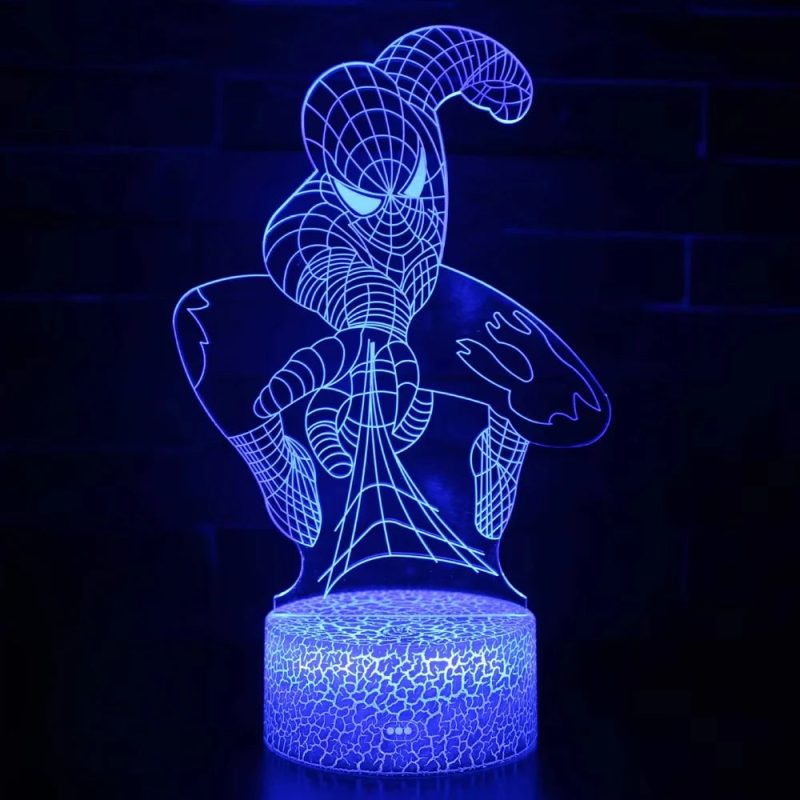 2025 Spider-Man vs. Venom LED Night Lamp - Image 7