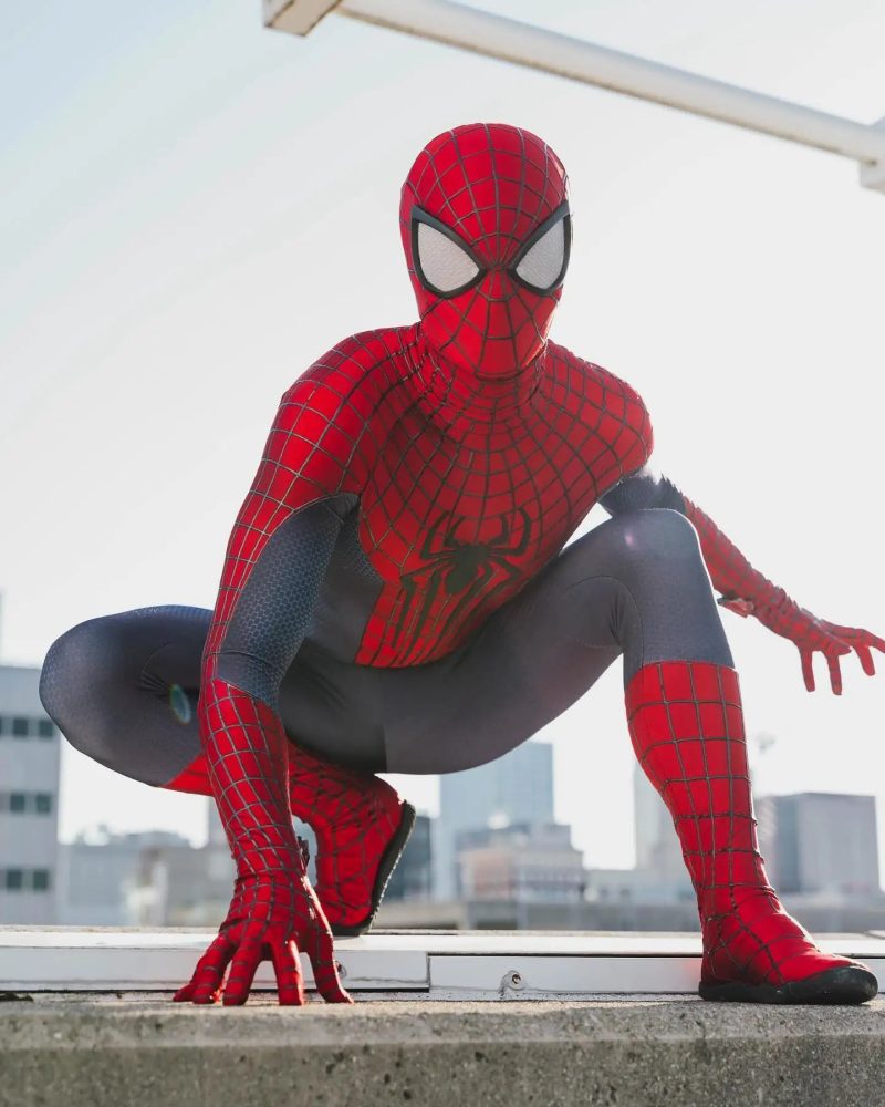 Halloween Men TASM Spider-Man Cosplay Costume