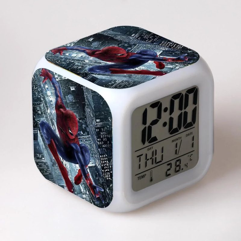 Marvel Colorful Spider-Man Alarm Clock - Image 11
