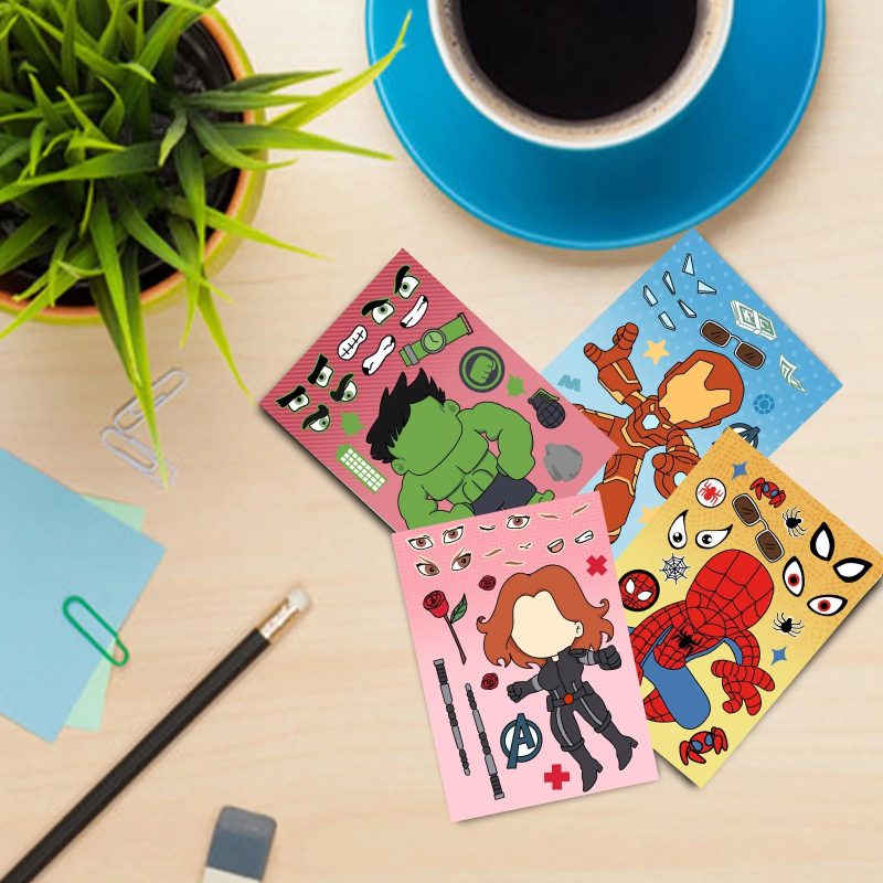 8 Sheets Disney Marvel Spider-Man & Iron Man Stickers - Image 5