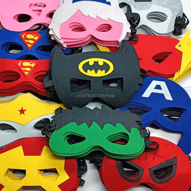 10 Pcs/Set Disney Marvel Spider-Man Superhero Masks - Image 2