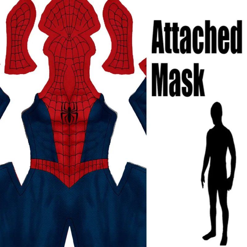 Halloween Men’s Spider Cosplay Costume - Image 4