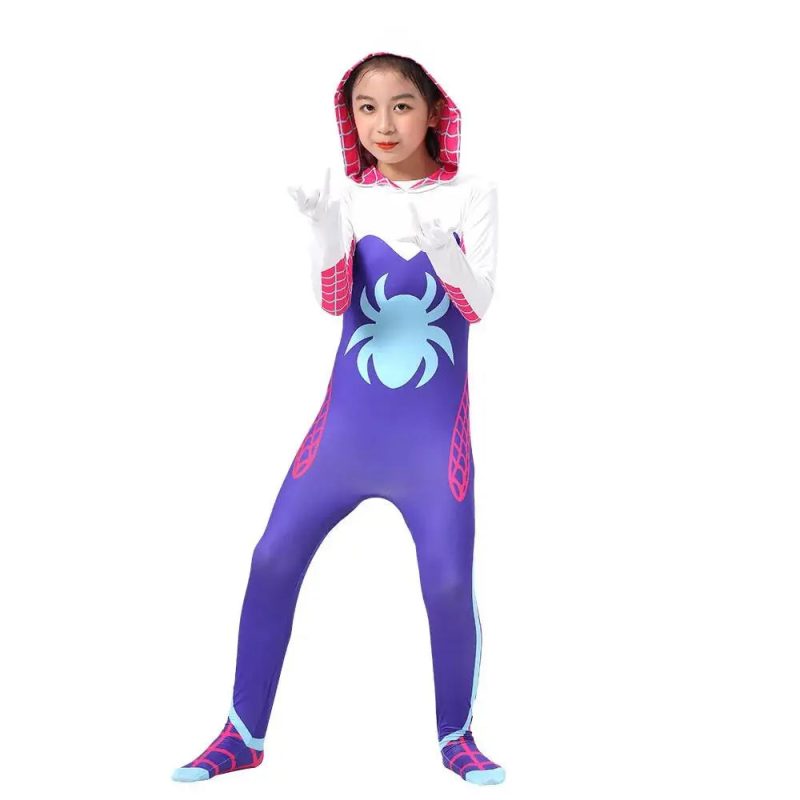 Adult & Kids Spider-Man Gwen Costume - Image 4